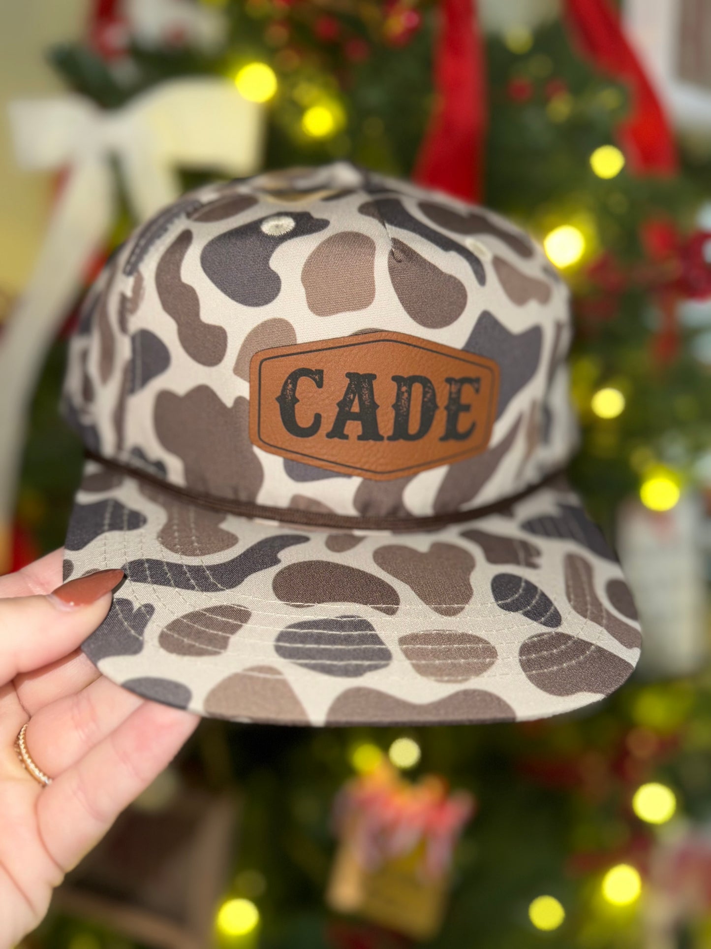 $20 Lost Hat- leather patch