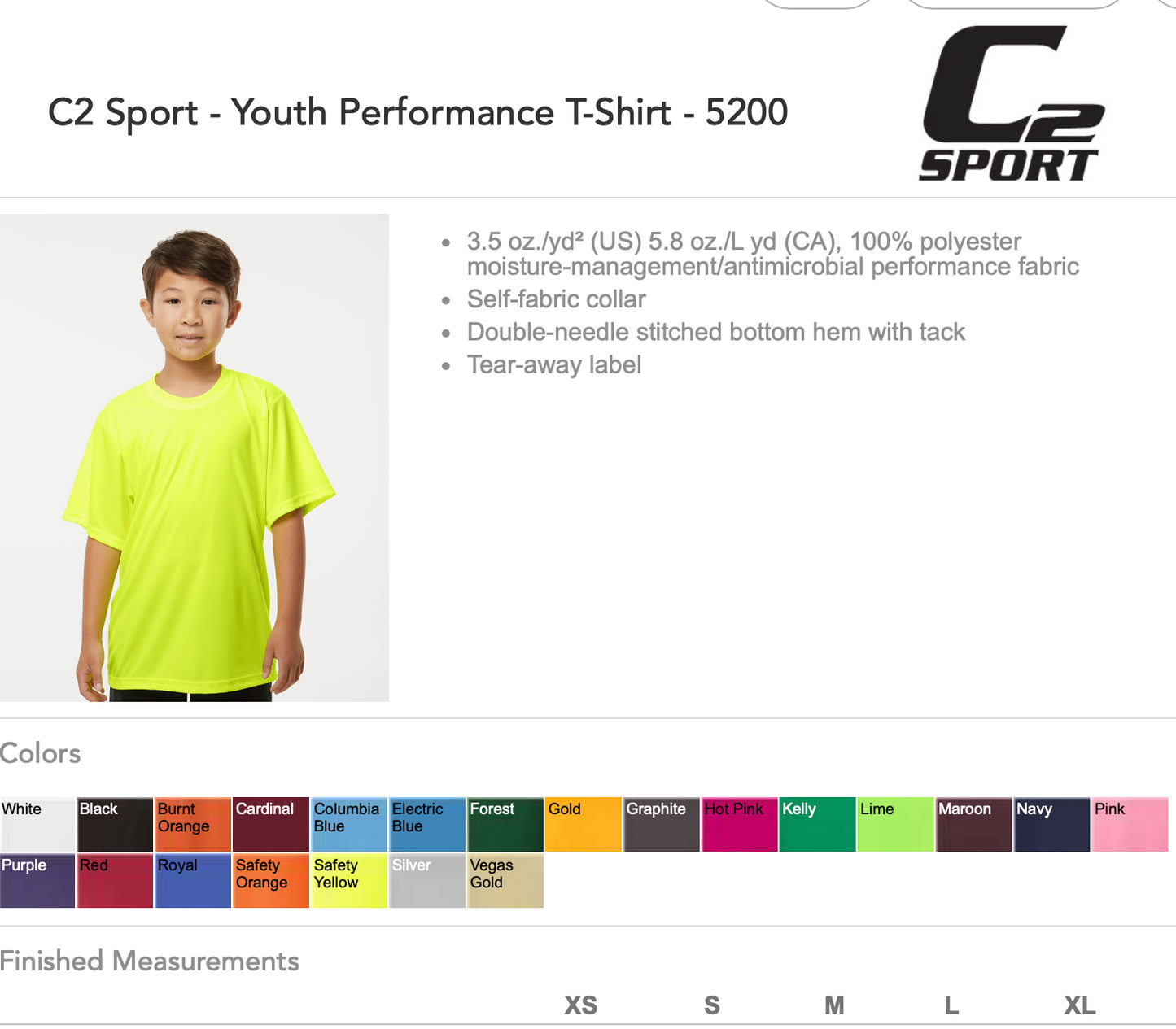 Short sleeve tee- YOUTH