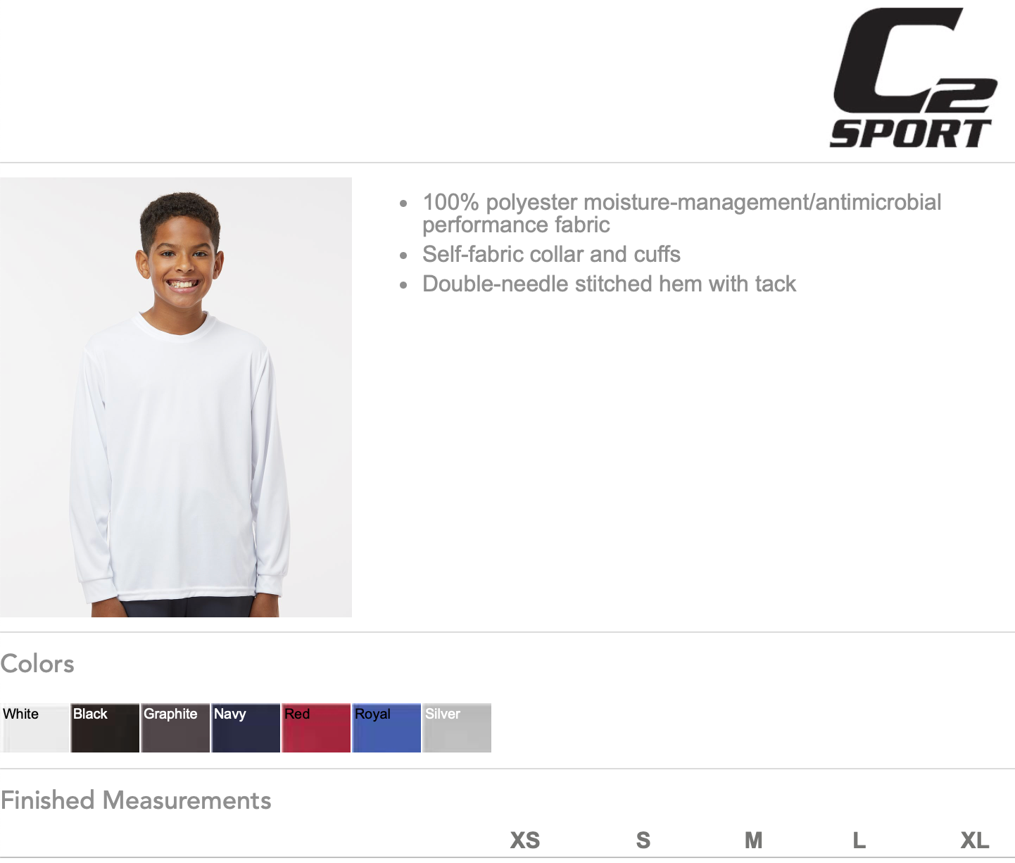 Long sleeve tee- YOUTH