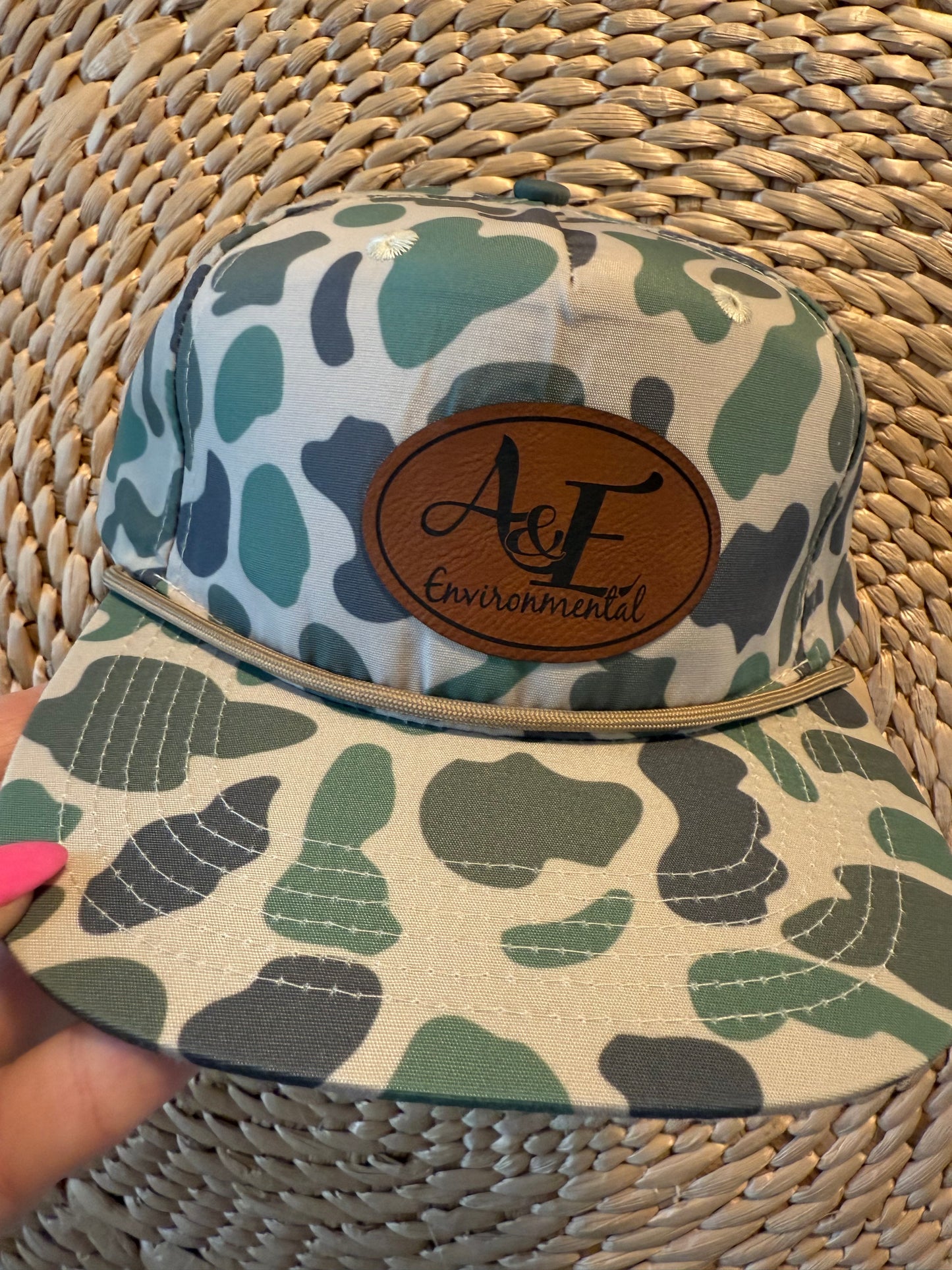 $20 Lost Hat- leather patch