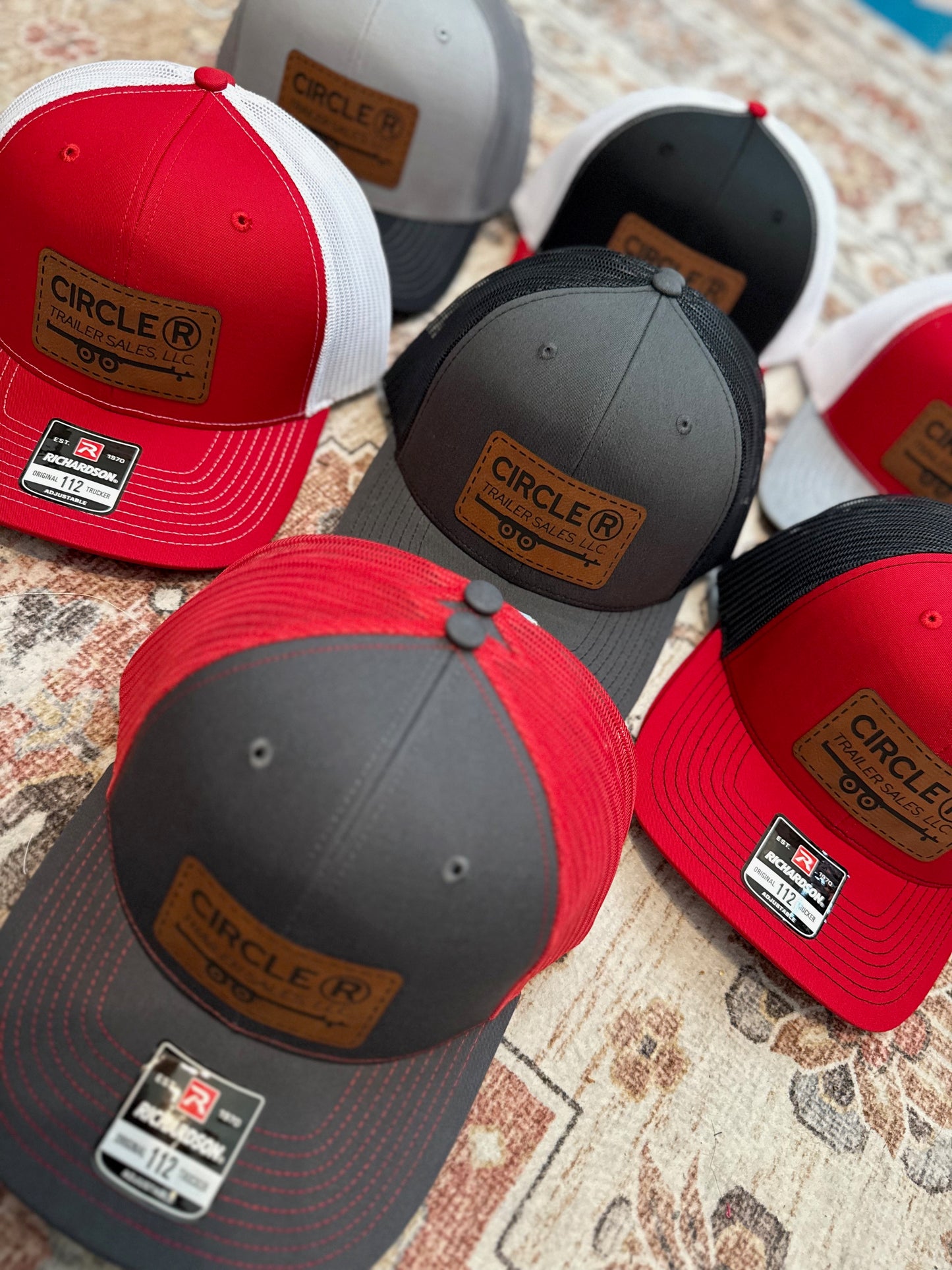 Richardson 112- Leather patch hat