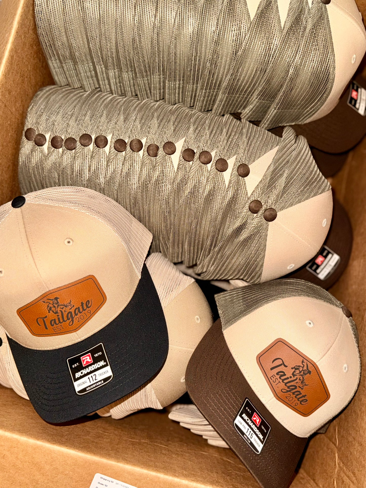 Richardson 112- Leather patch hat