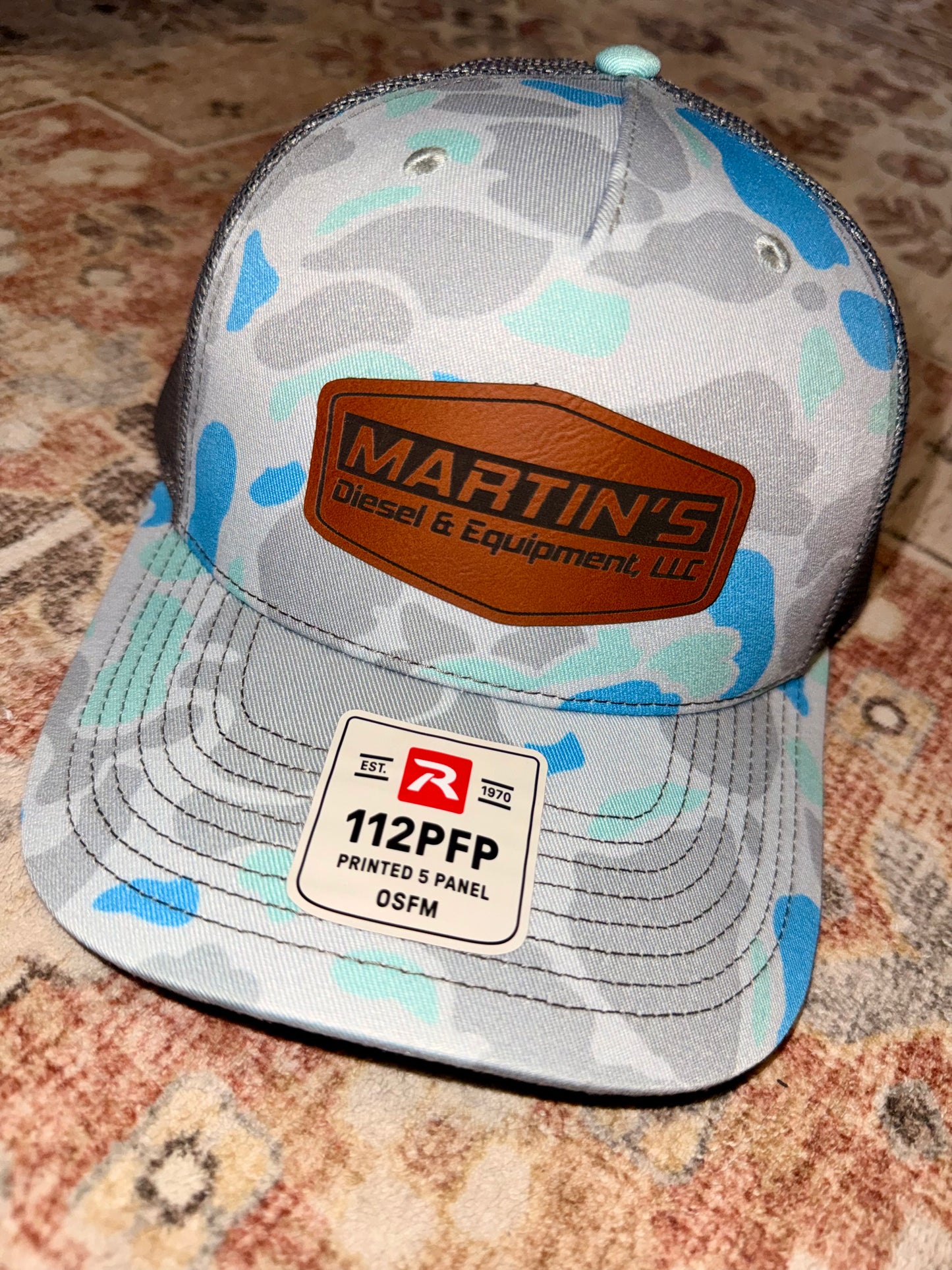 Richardson 112PFP- Leather patch hat