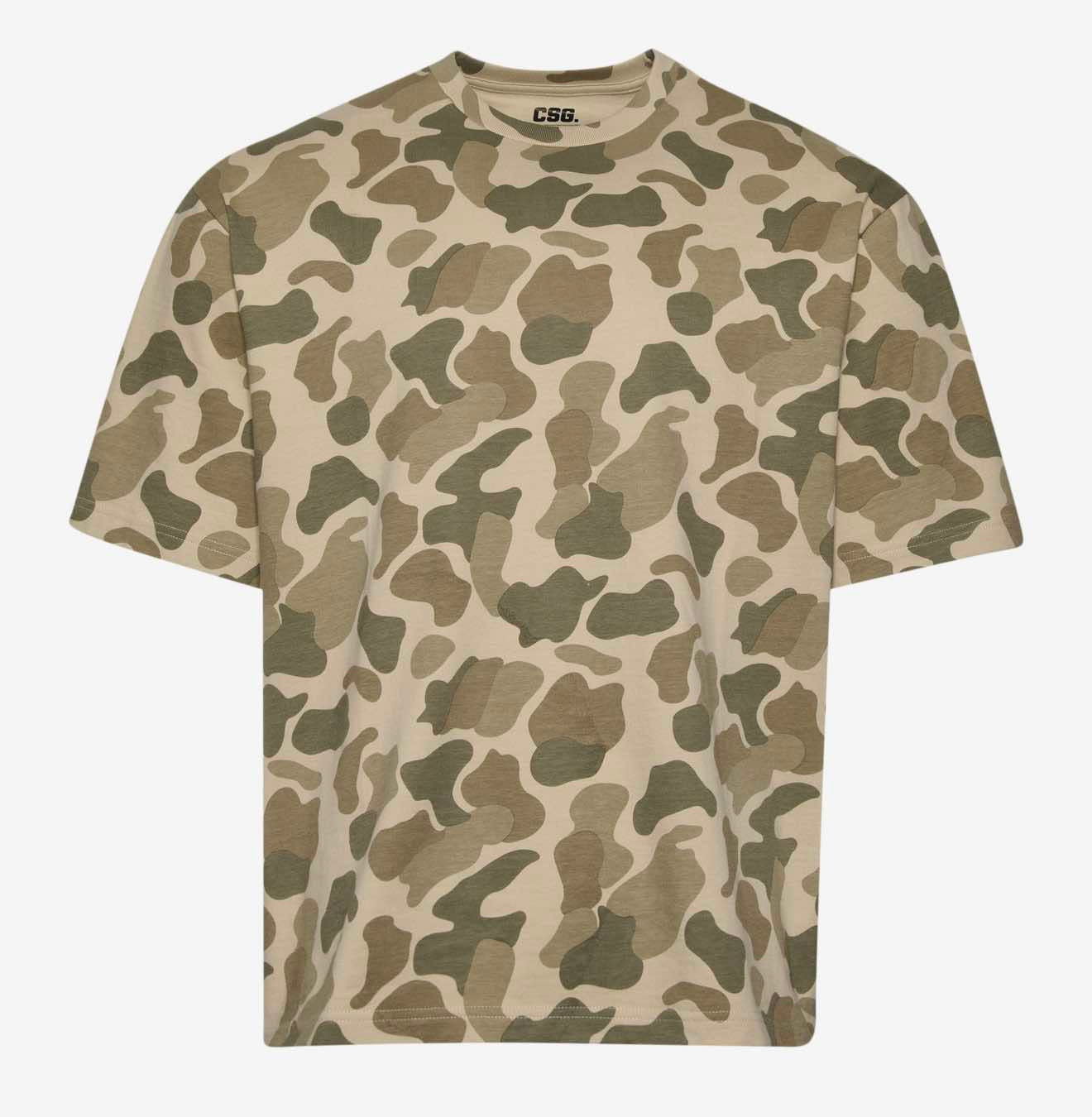 Camo short sleeve tee