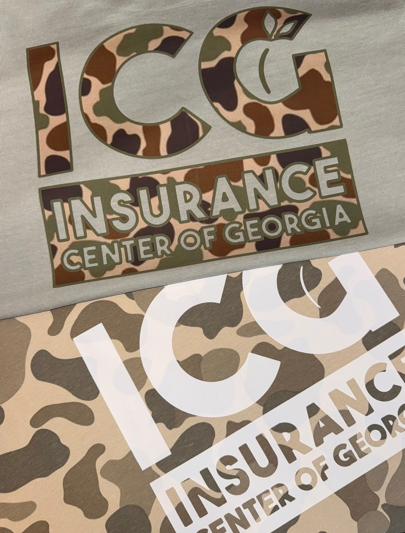 Camo short sleeve tee