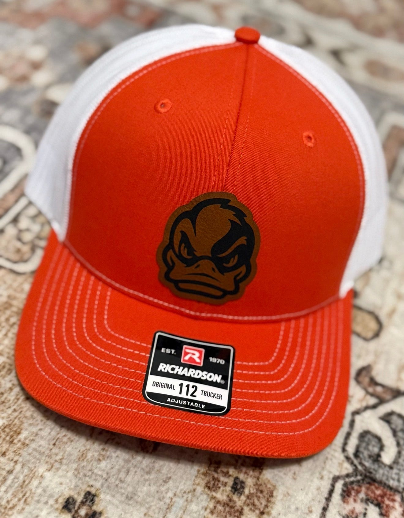 Leather Patch Hat- Ducks