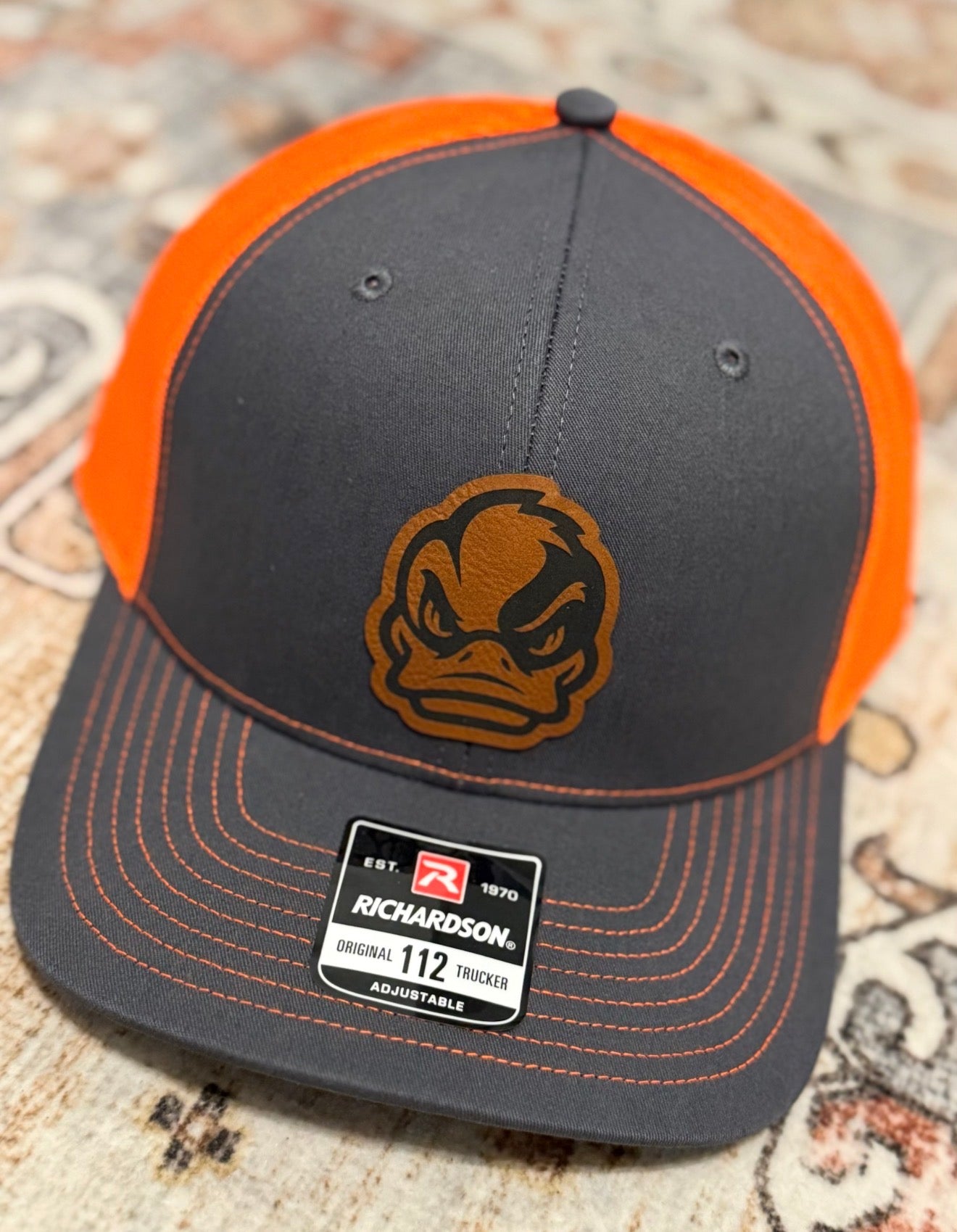 Leather Patch Hat- Ducks