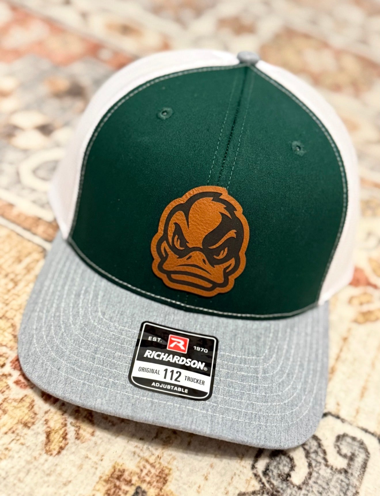 Leather Patch Hat- Ducks