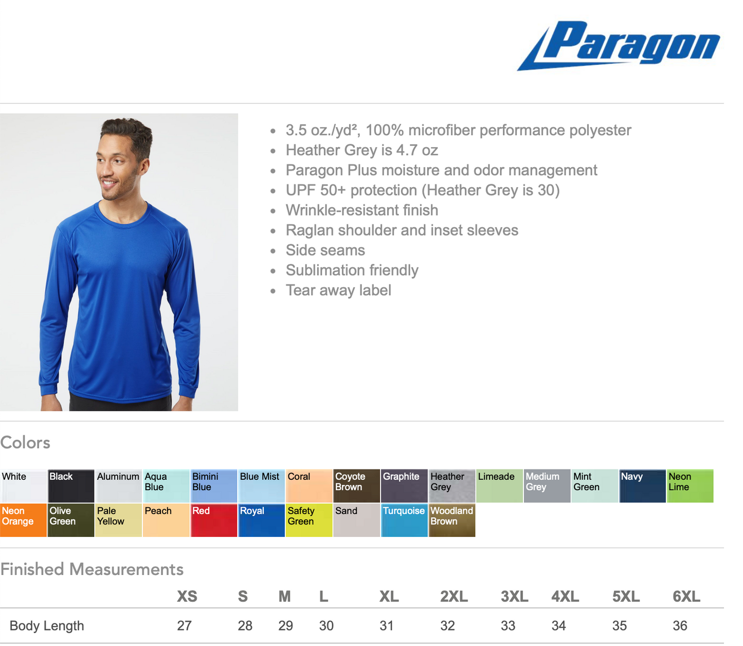 Long sleeve tee