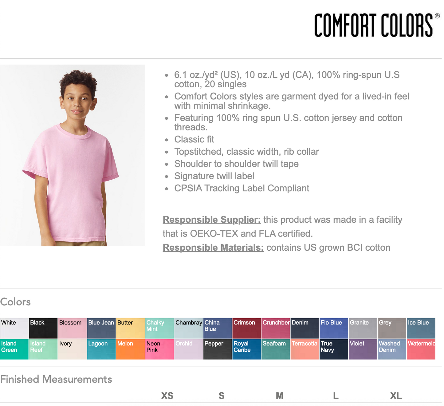Short sleeve tee- YOUTH